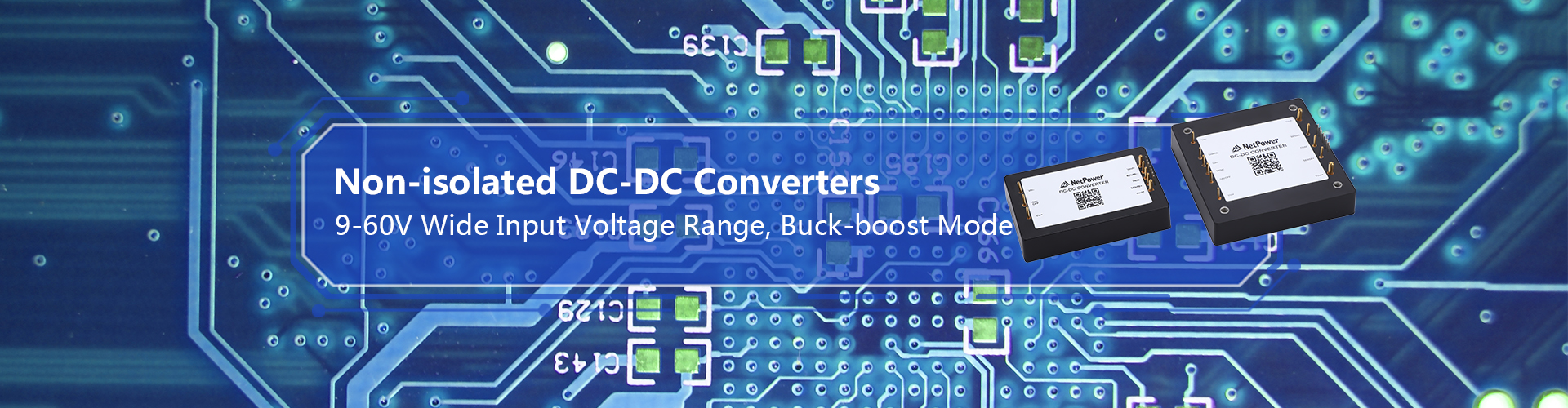 NetPower non-isolated point-of-load DC-DC converters in DOSA footprints